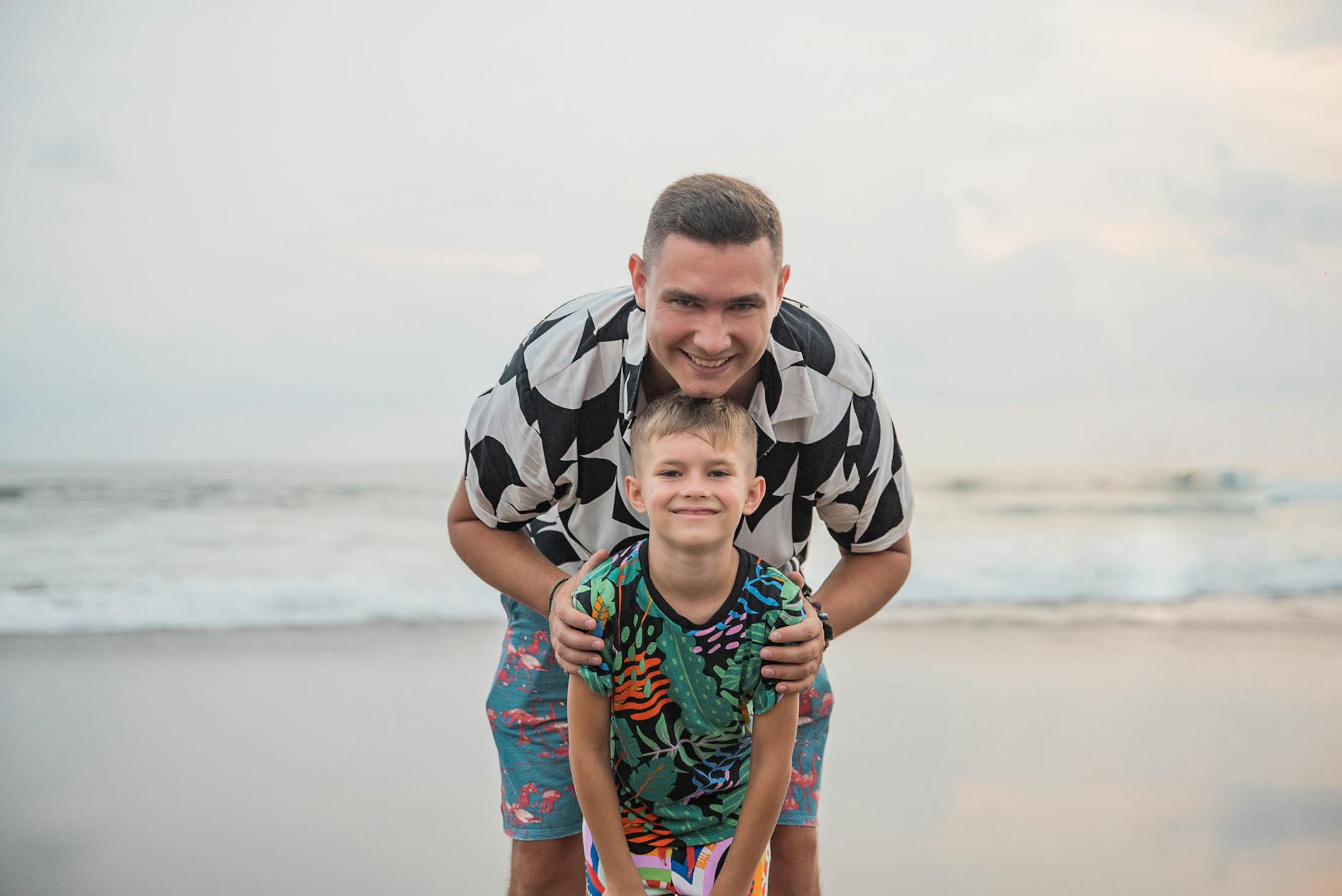 Family travel image showing children with separate Bali tourist eVisa applications - Bali tourist eVisa