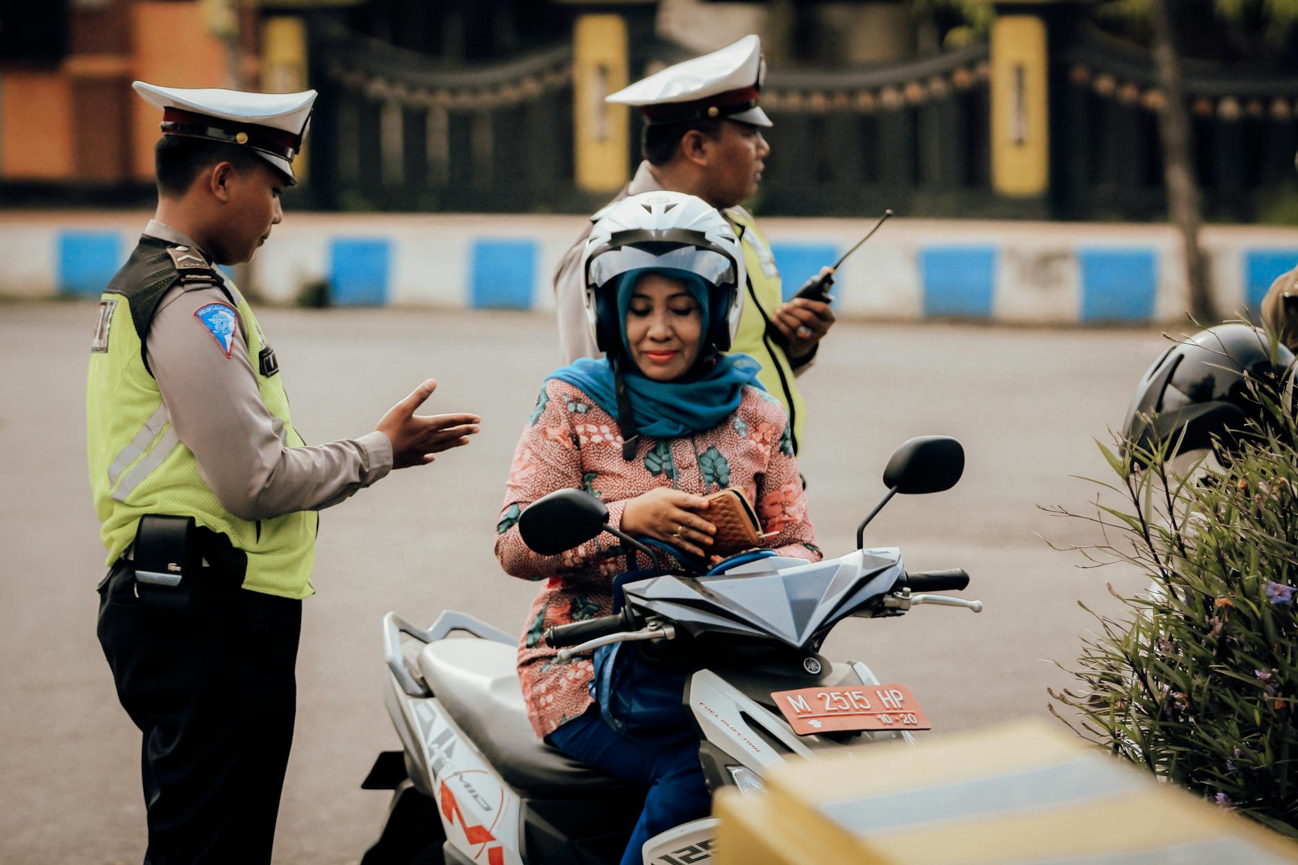 Pecalang patrols enforcing silence in village - miss Bali Nyepi 2026